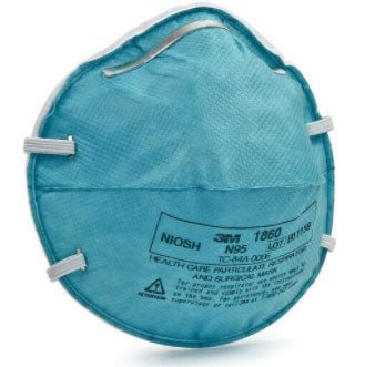 3M™ Health Care Particulate Respirator and Surgical Mask 1860,N95 120 EA/Case - WS Supply Store