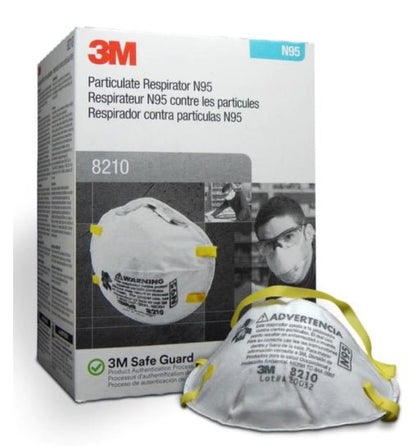 3M™ Particulate Respirator 8210, N95 20 EA/Box - WS Supply Store