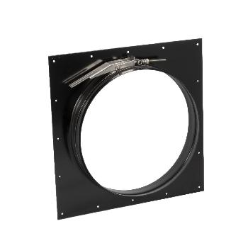 Abatement H2240 - 12B Quick Connect Collar Blk 12In - WS Supply Store