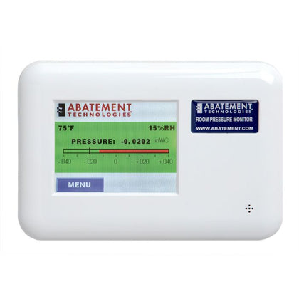 ABATEMENT TECHNOLOGIES RPM - RT1 Wall - mounted Differential Pressure Monitor - WS Supply Store