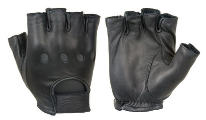 Damascus D22S Leather Driving Gloves : 1/2 finger - WS Supply Store