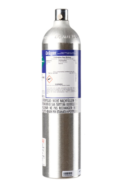 Dräger Chlorine Calibration Gas, 2 ppm, 58L - PN 4594963 - WS Supply Store