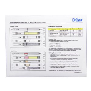 Dräger Laminated Card Simultest Set I & II - PN 4056092 - WS Supply Store