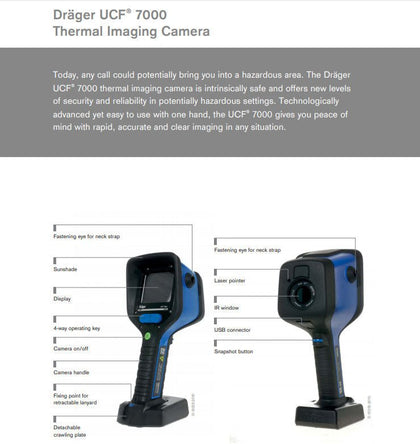 Dräger UCF 7000 THERMAL IMAGING CAMERA KIT - PN: 4059451 - WS Supply Store