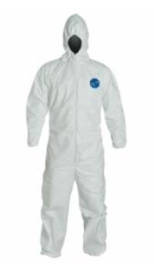 DuPont Tyvek® 400 Hooded Coveralls w/Elastic Wrists/Ankles, Vend Pack, White, X - Large - WS Supply Store