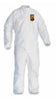 KleenguardTM A45 Breathable Liquid & Particle Protection Elastic Wrist/Ankle Coveralls, White, 3XL, Fr Zipper