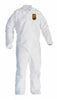 KleenguardTM A45 Breathable Liquid & Particle Protection Elastic Wrist/Ankle Coveralls, White, XL, Hood/Fr Zipper